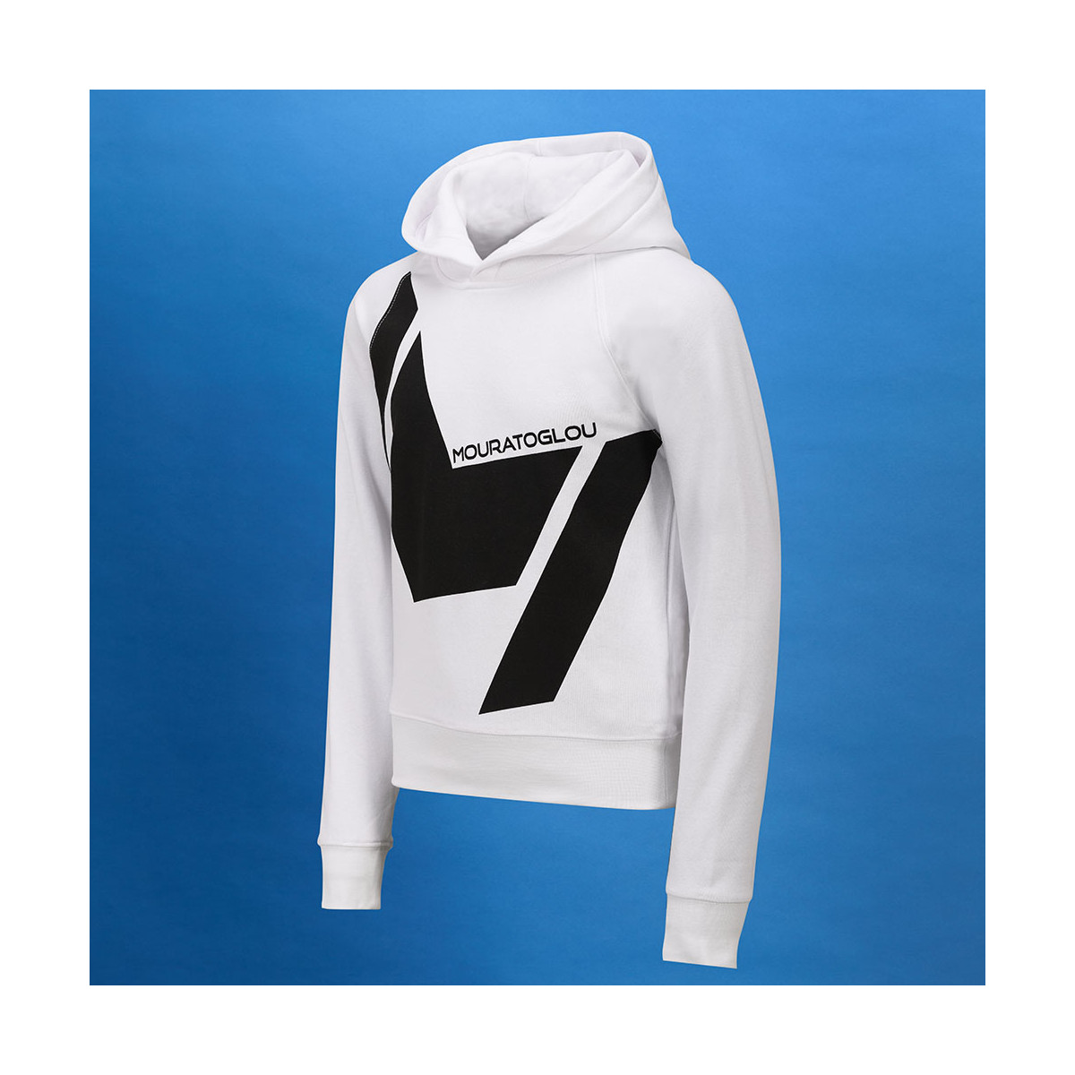 Mouratoglou Kapuzenpullover M&auml;dchen Wei&szlig;
