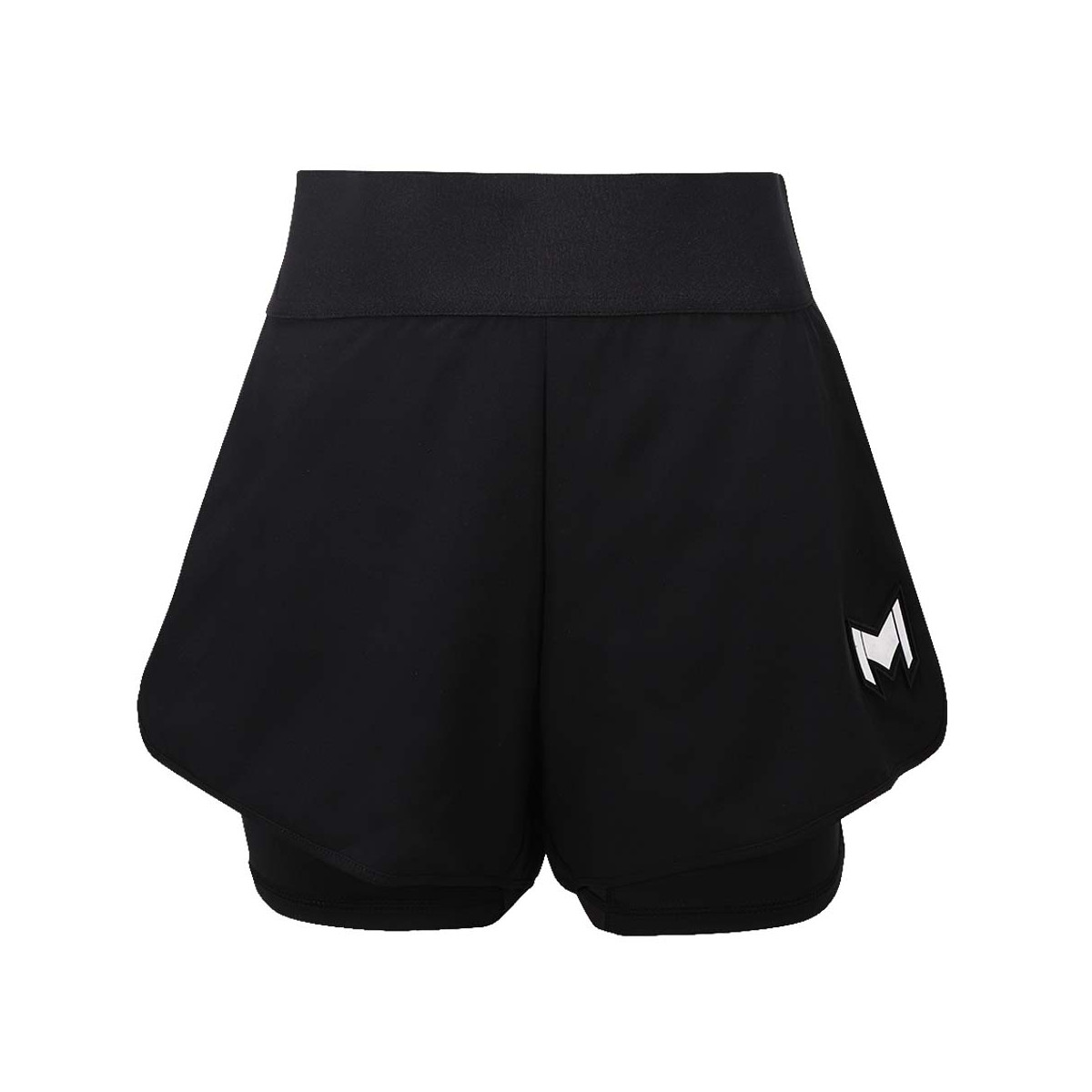 Mouratoglou Match Short M&auml;dchen Schwarz