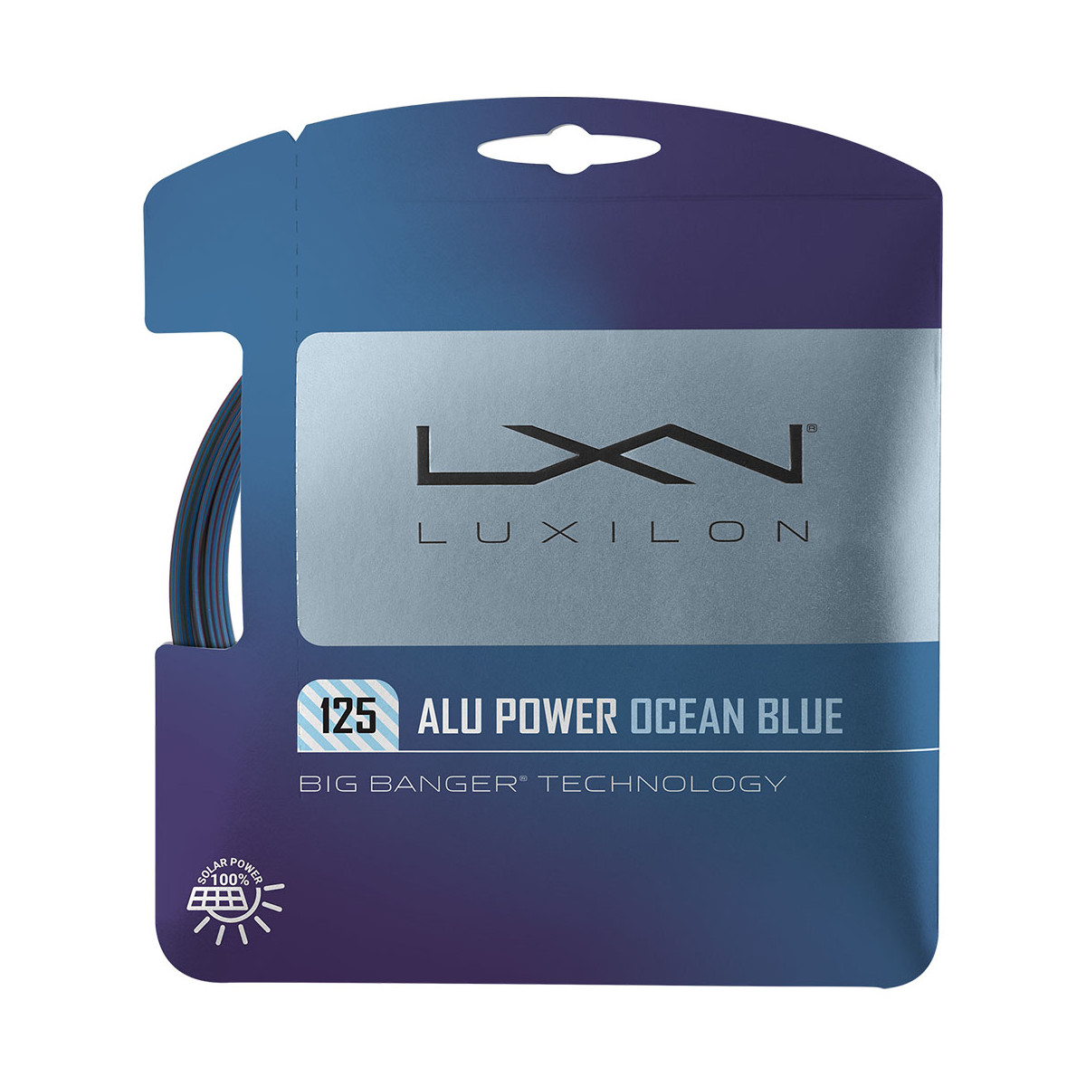 Luxilon Alu Power Ocean Blue Tennissaite 12 m