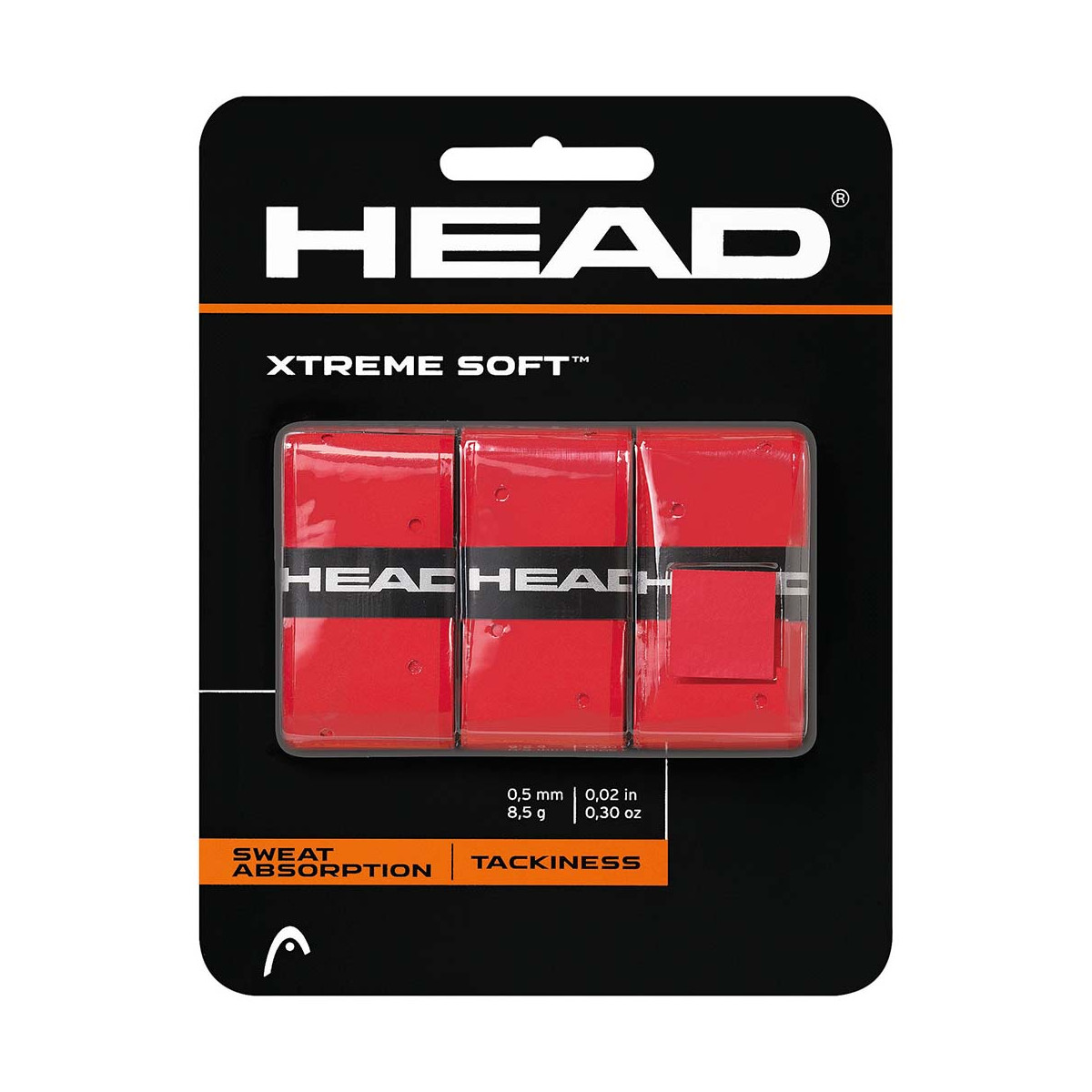 Head Xtreme Soft Overgrip Rot 3er-Pack