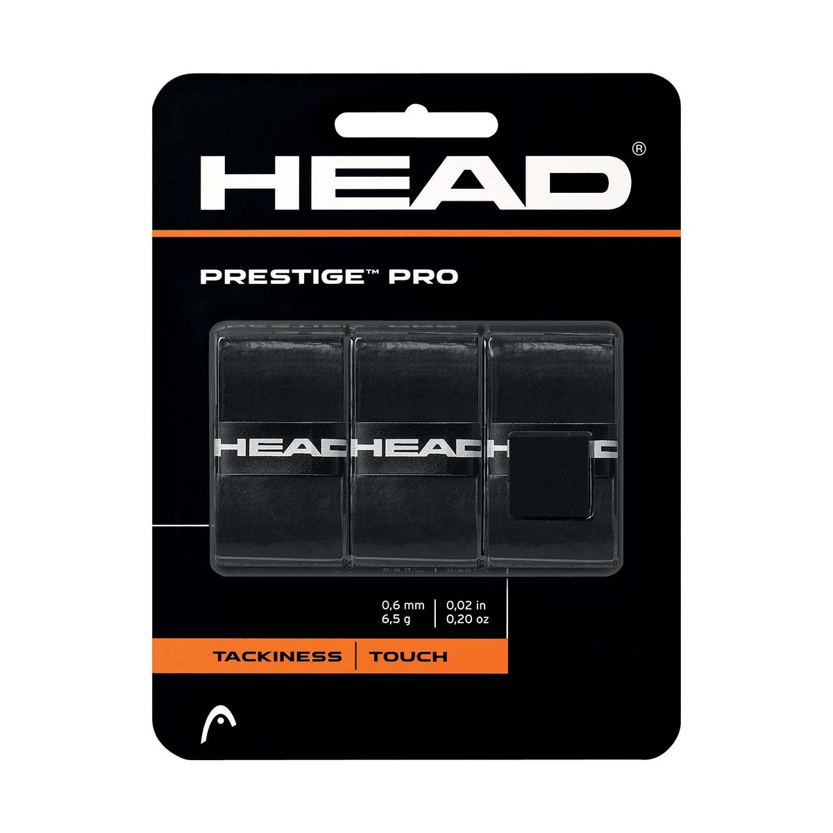 Head Prestige Pro Overgrip Schwarz 3er-Pack
