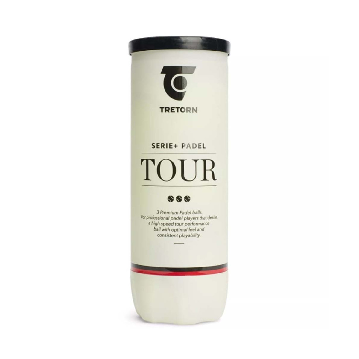 Tretorn Serie+ Padel Tour Padelb&auml;lle 3er-Dose