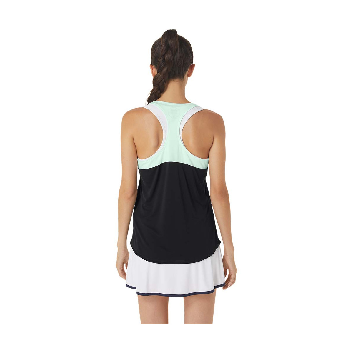 Asics Court Tank Top Schwarz / Gr&uuml;n