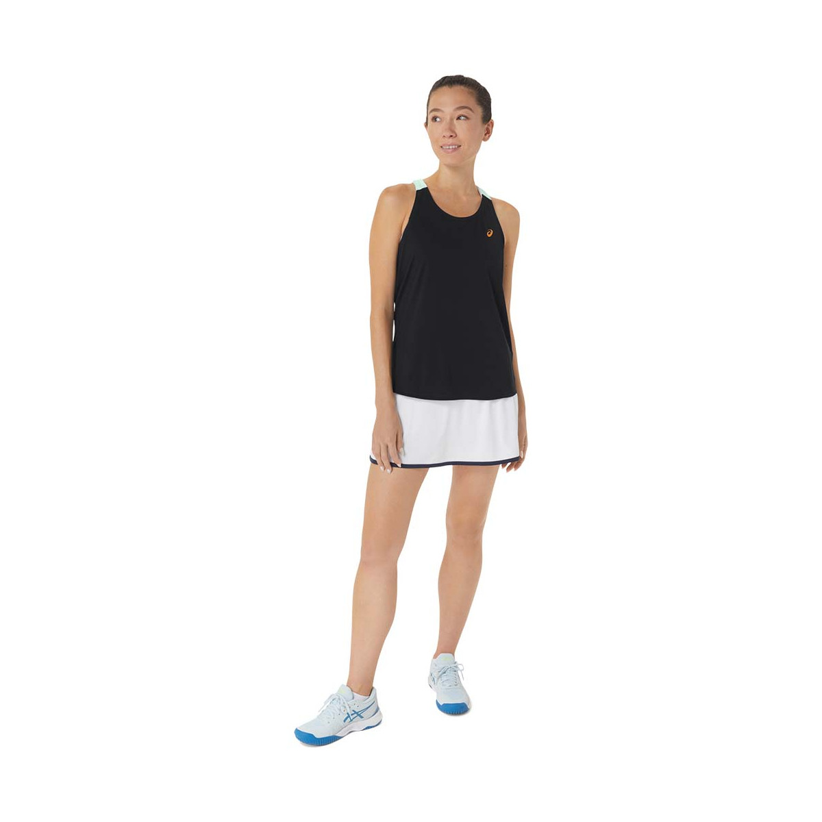 Asics Court Tank Top Schwarz / Gr&uuml;n