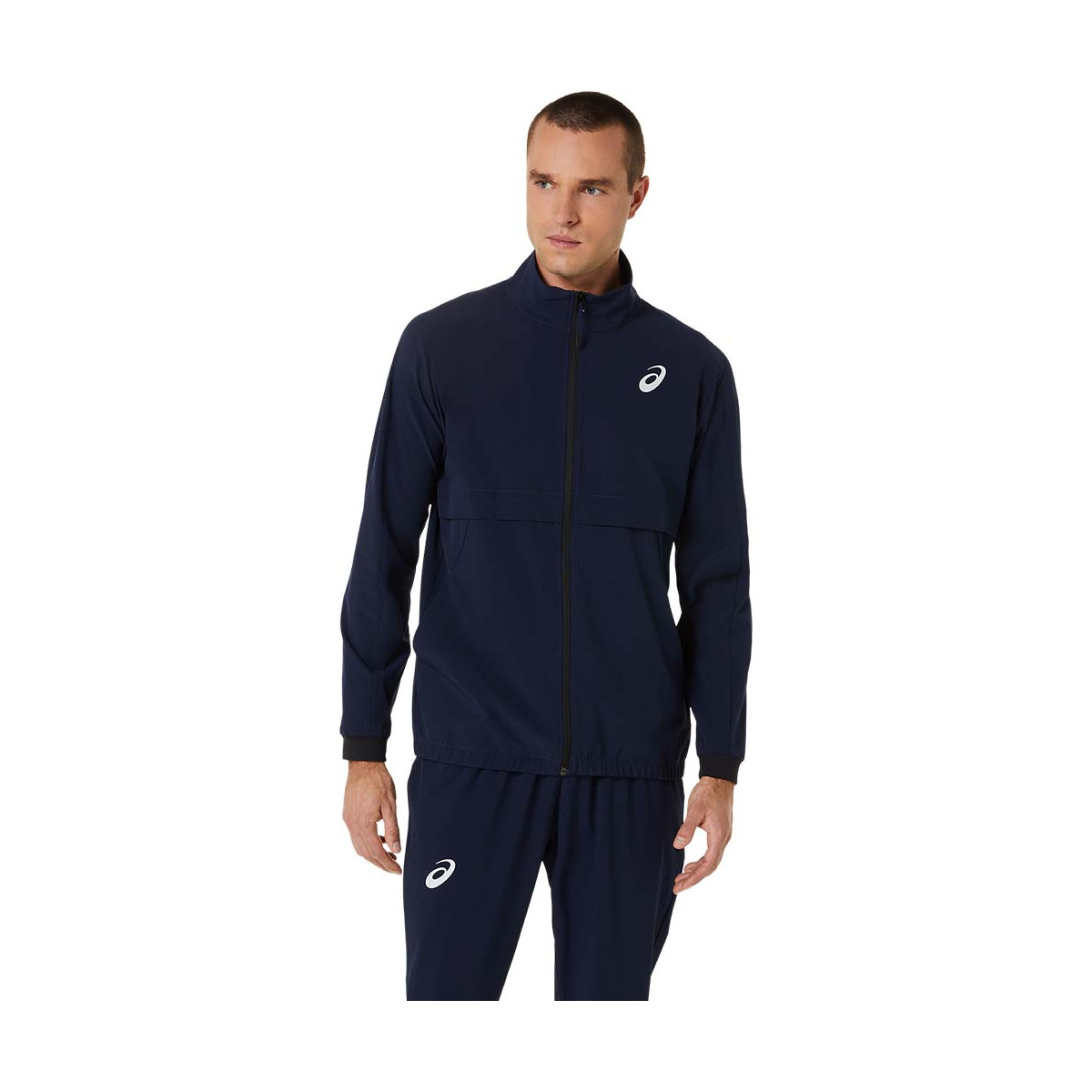 Asics Match Jacke Marineblau