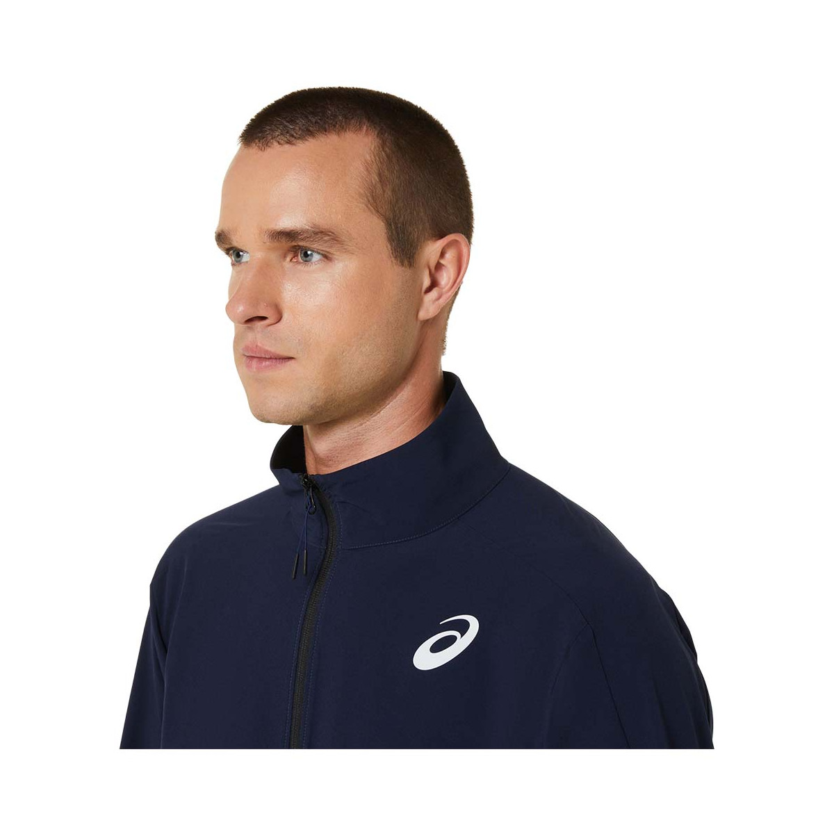 Asics Match Jacke Marineblau