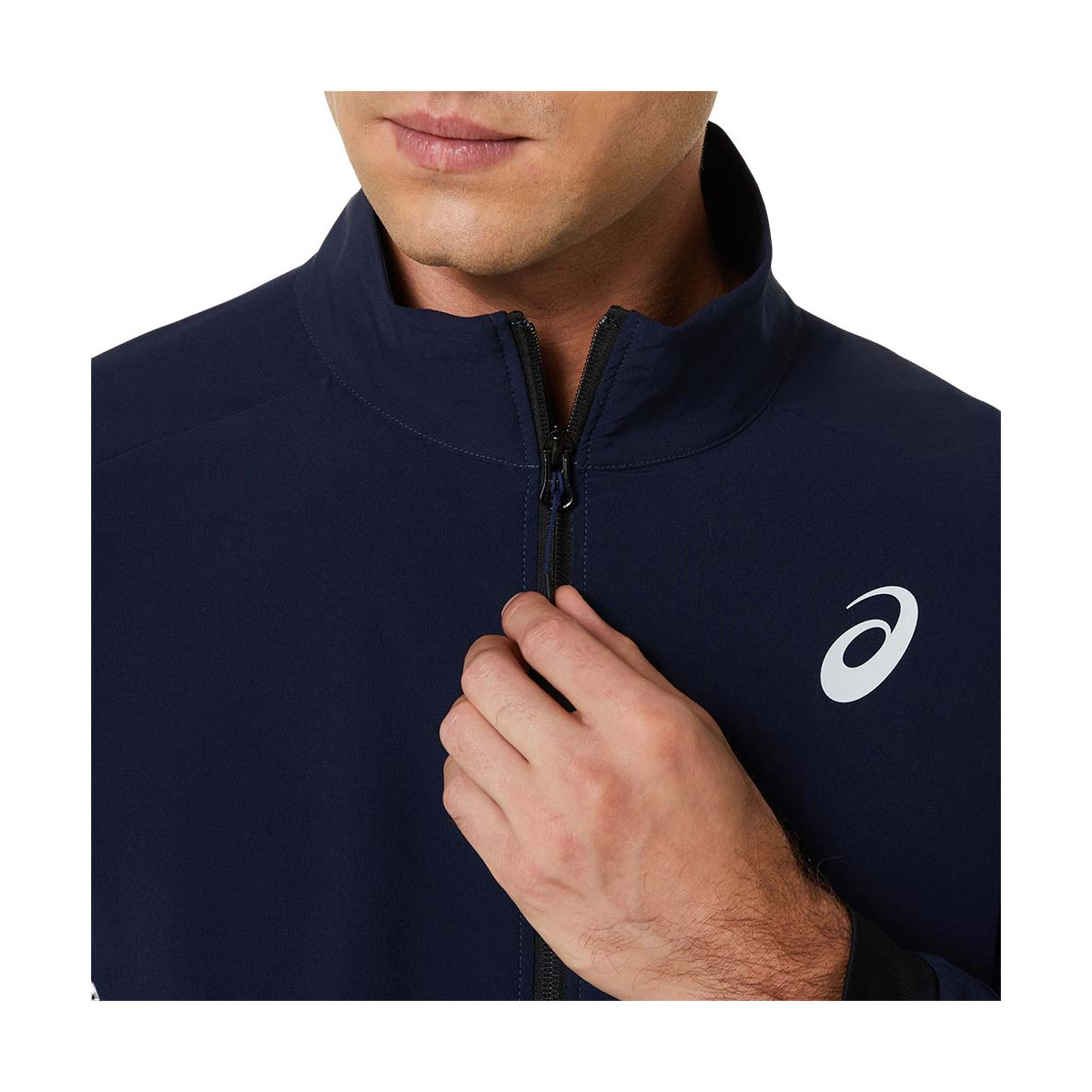 Asics Match Jacke Marineblau