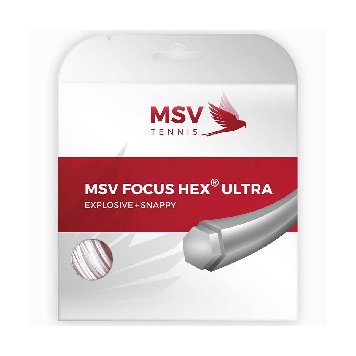 MSV Focus Hex Ultra White Tennissaite 12 m