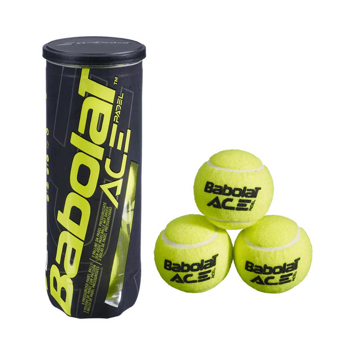 Babolat Ace Padel Padelb&auml;lle 3er-Dose