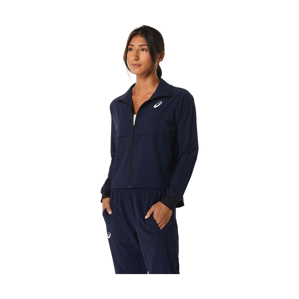 Asics Match Trainingsjacke Damen Marineblau