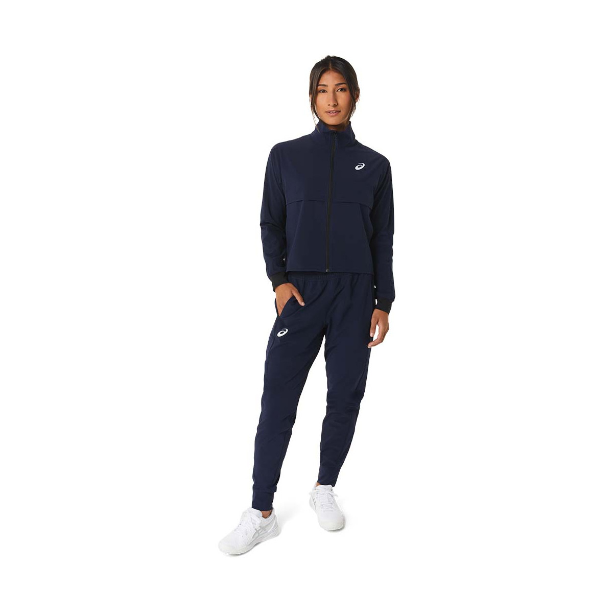 Asics Match Trainingsjacke Damen Marineblau