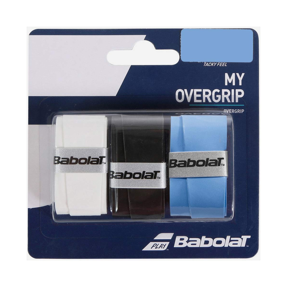 Babolat My Overgrip Blau / Wei&szlig; / Schwarz 3er-Pack