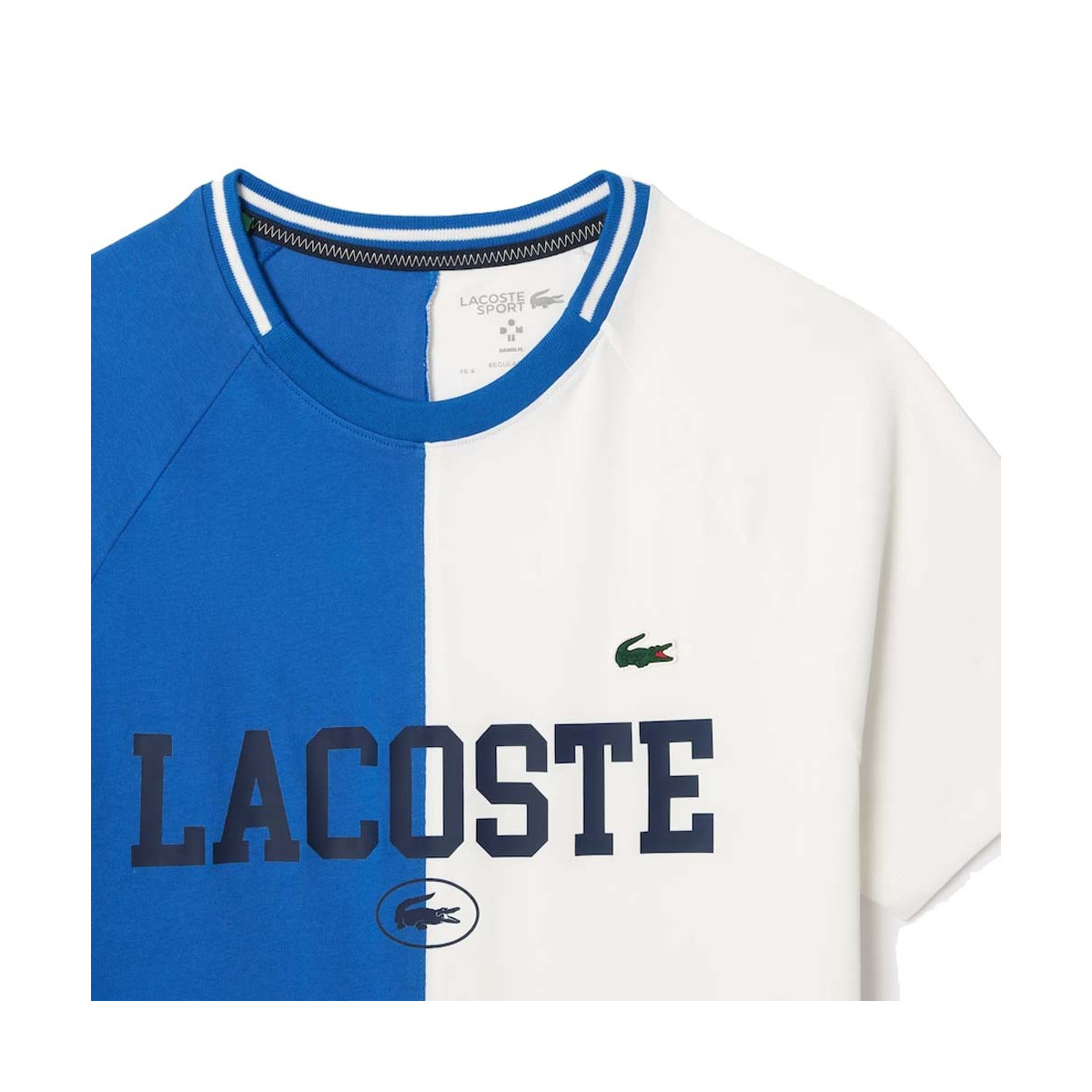 Lacoste Sport x Daniil Medwedew T-Shirt Blau / Wei&szlig;