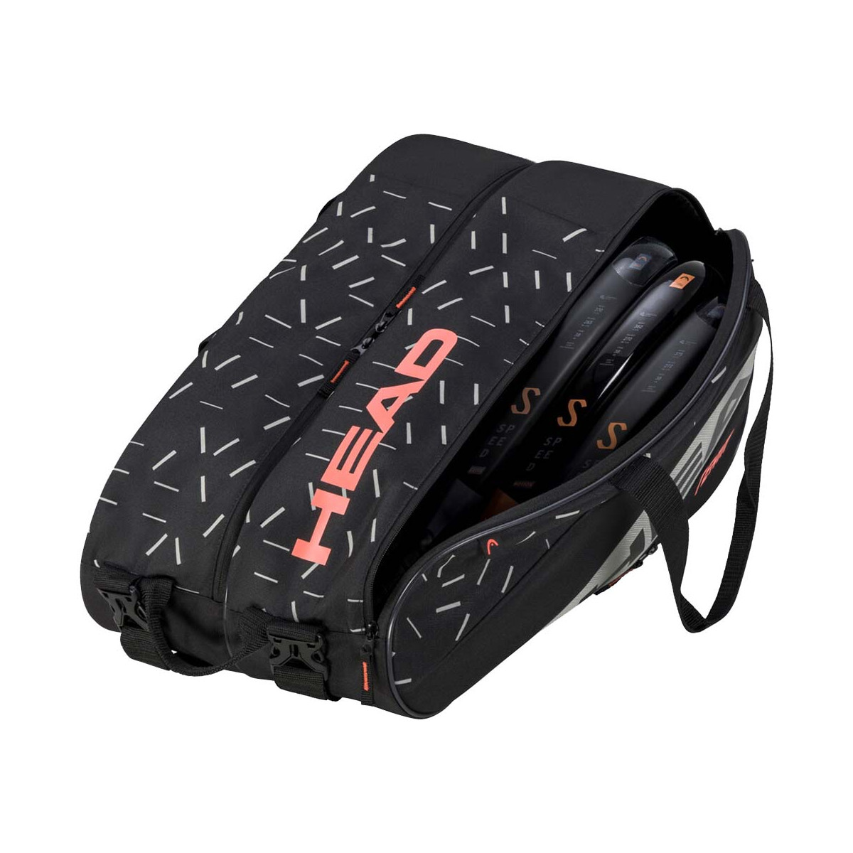 Head Team Padel L Padeltasche Schwarz
