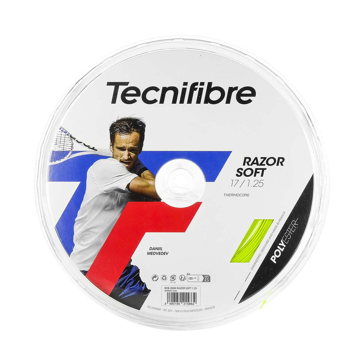 Tecnifibre Razor Soft Lime Saitenrolle 200 m