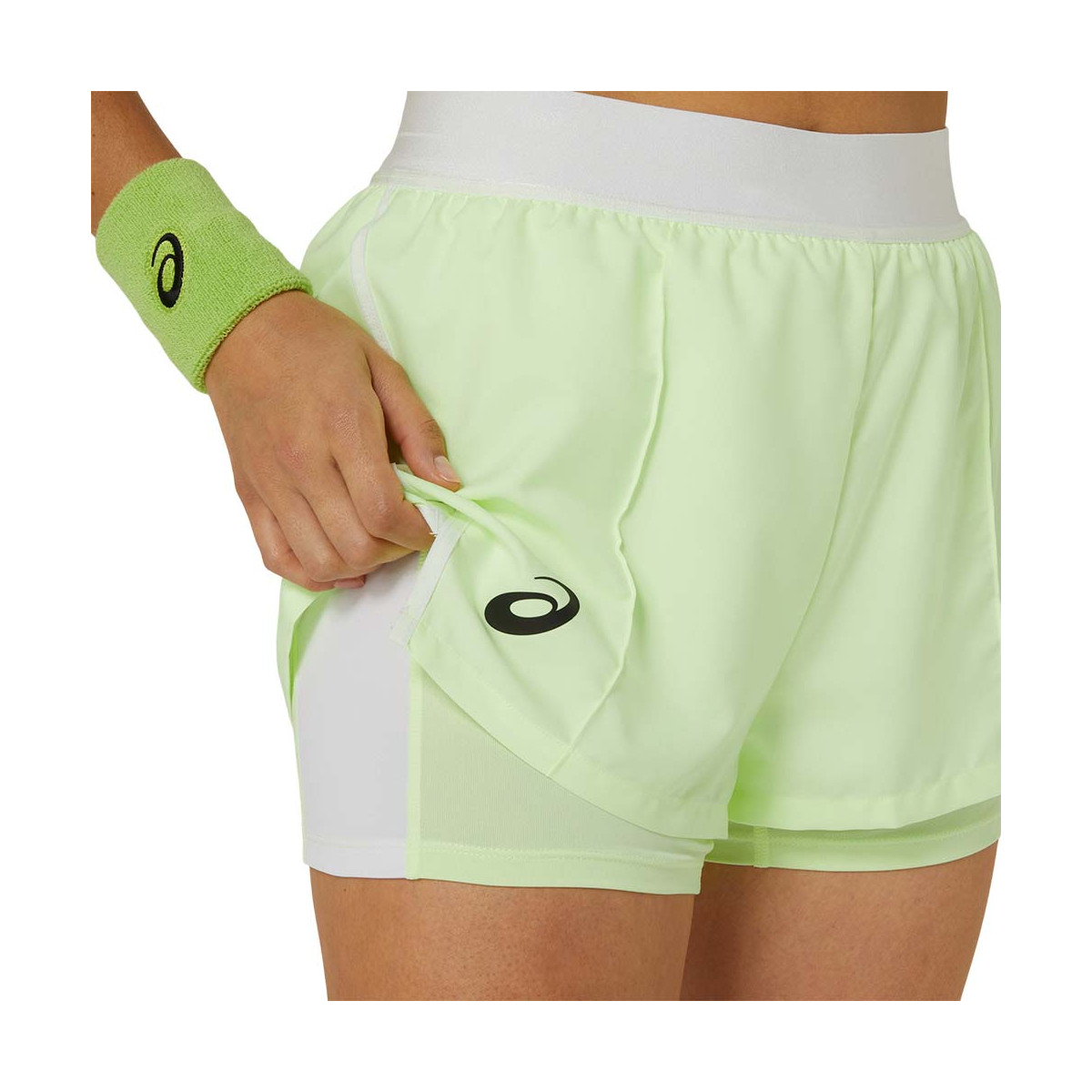 Asics Match Short Damen Gr&uuml;n