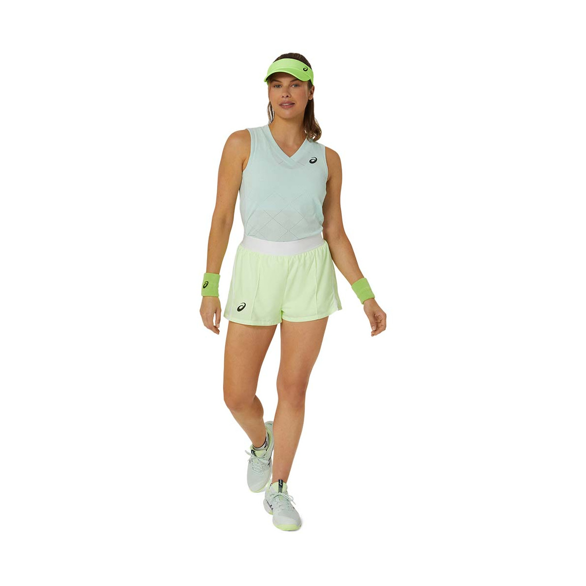 Asics Match Short Damen Gr&uuml;n