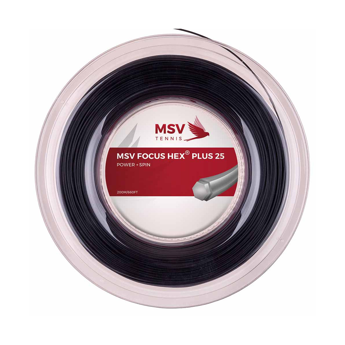 MSV Focus HEX Plus 25 Saitenrolle 200 m