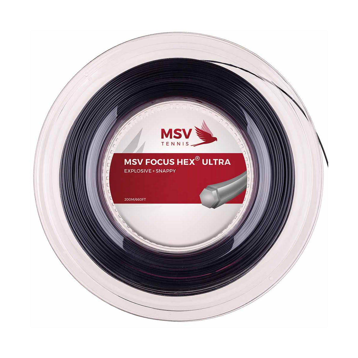 MSV Focus Hex Ultra Black Saitenrolle 200 m