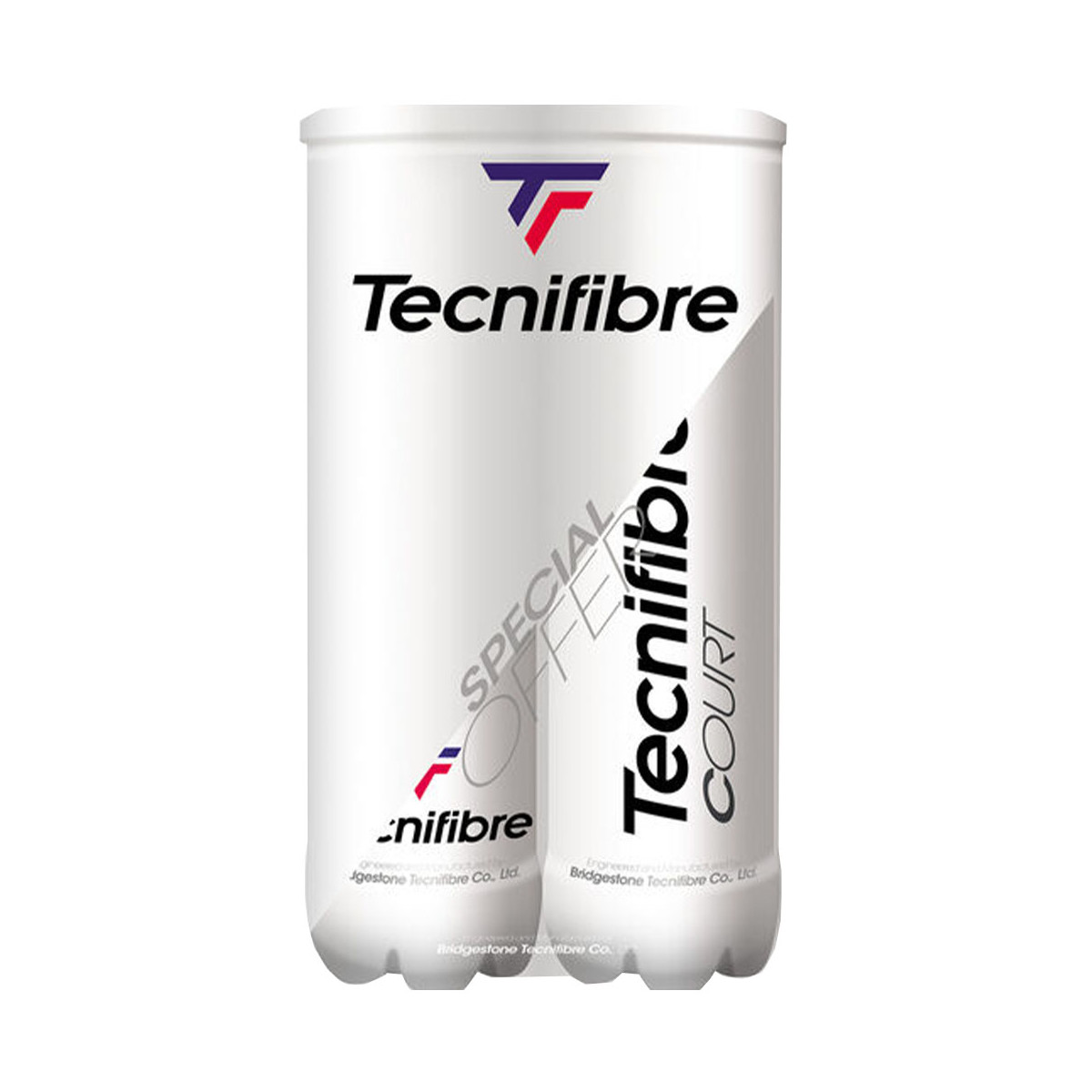Tecnifibre Court Tennisb&auml;lle Doppelpack (2 Dosen &agrave; 4 B&auml;lle)