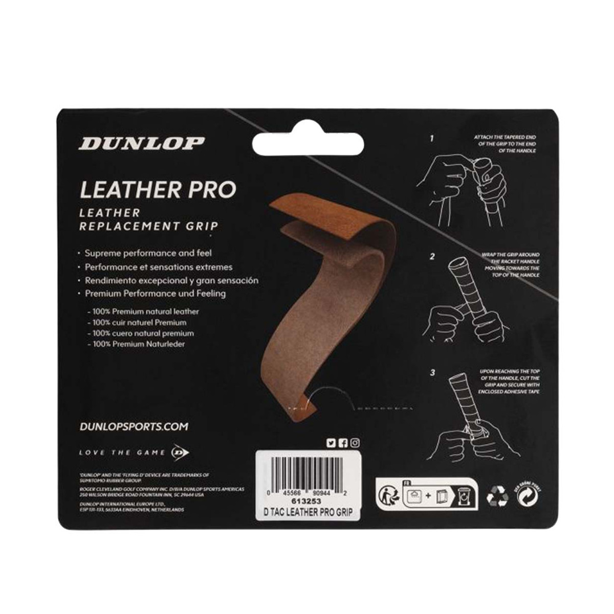 Dunlop Leather Pro Basisgriffband