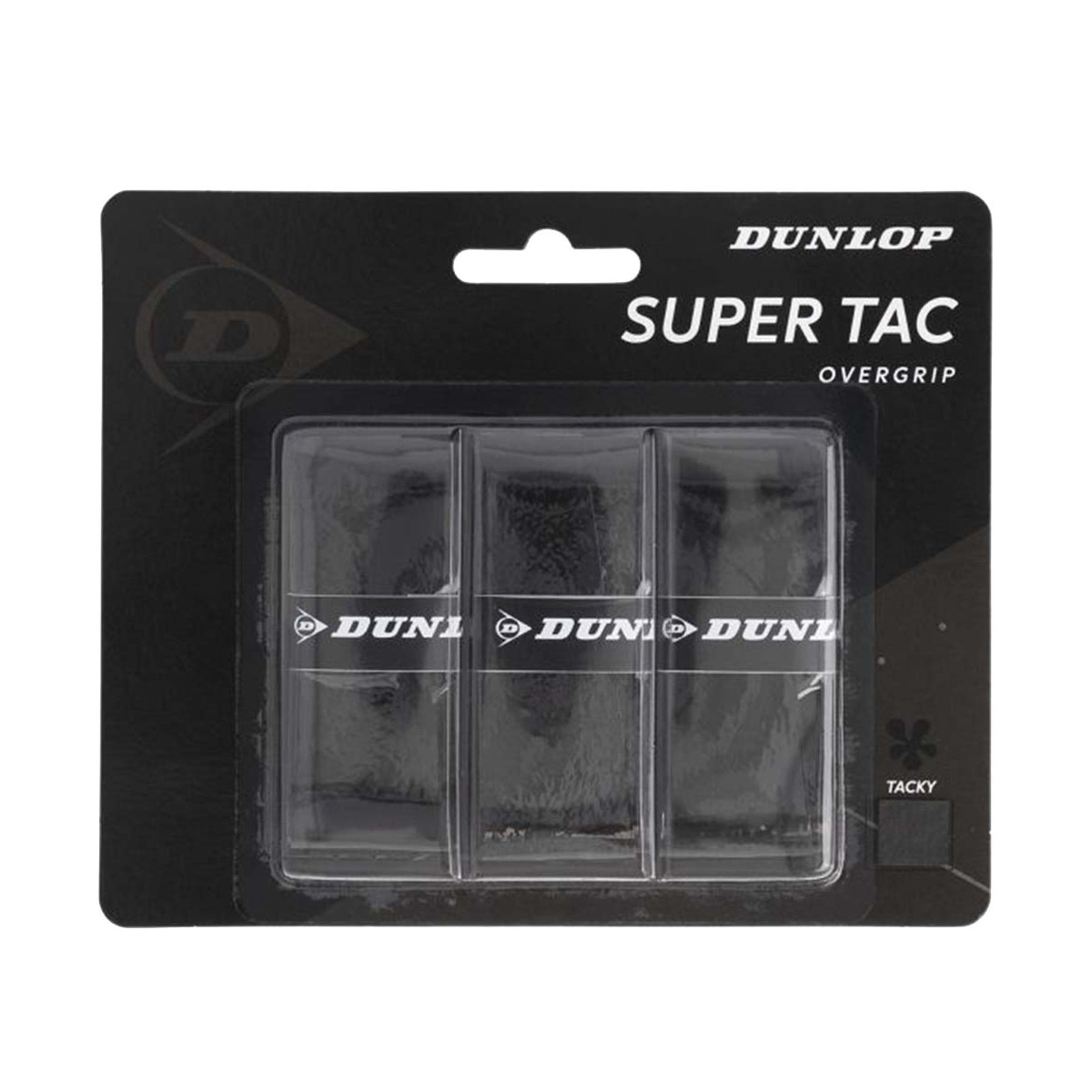 Dunlop Super Tac Overgrip Schwarz 3er-Pack