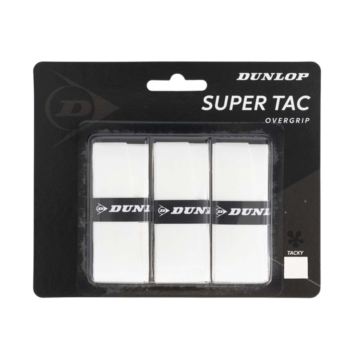 Dunlop Super Tac Overgrip Wei&szlig; 3er-Pack