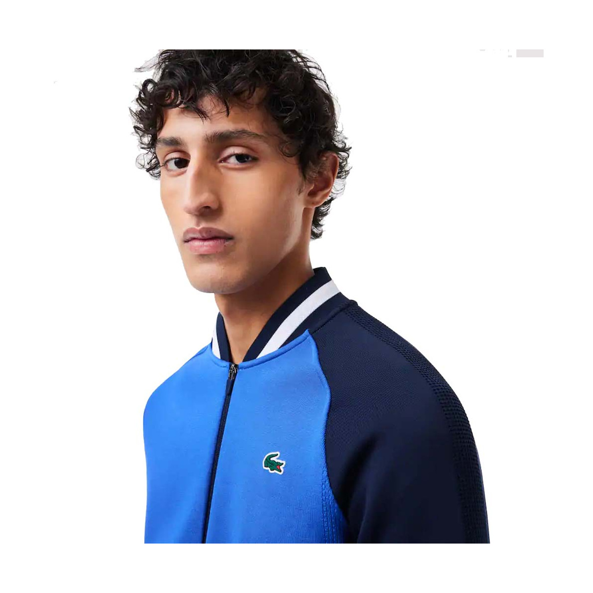 Lacoste Tennis x Daniil Medwedew Trainingsjacke Blau / Marineblau