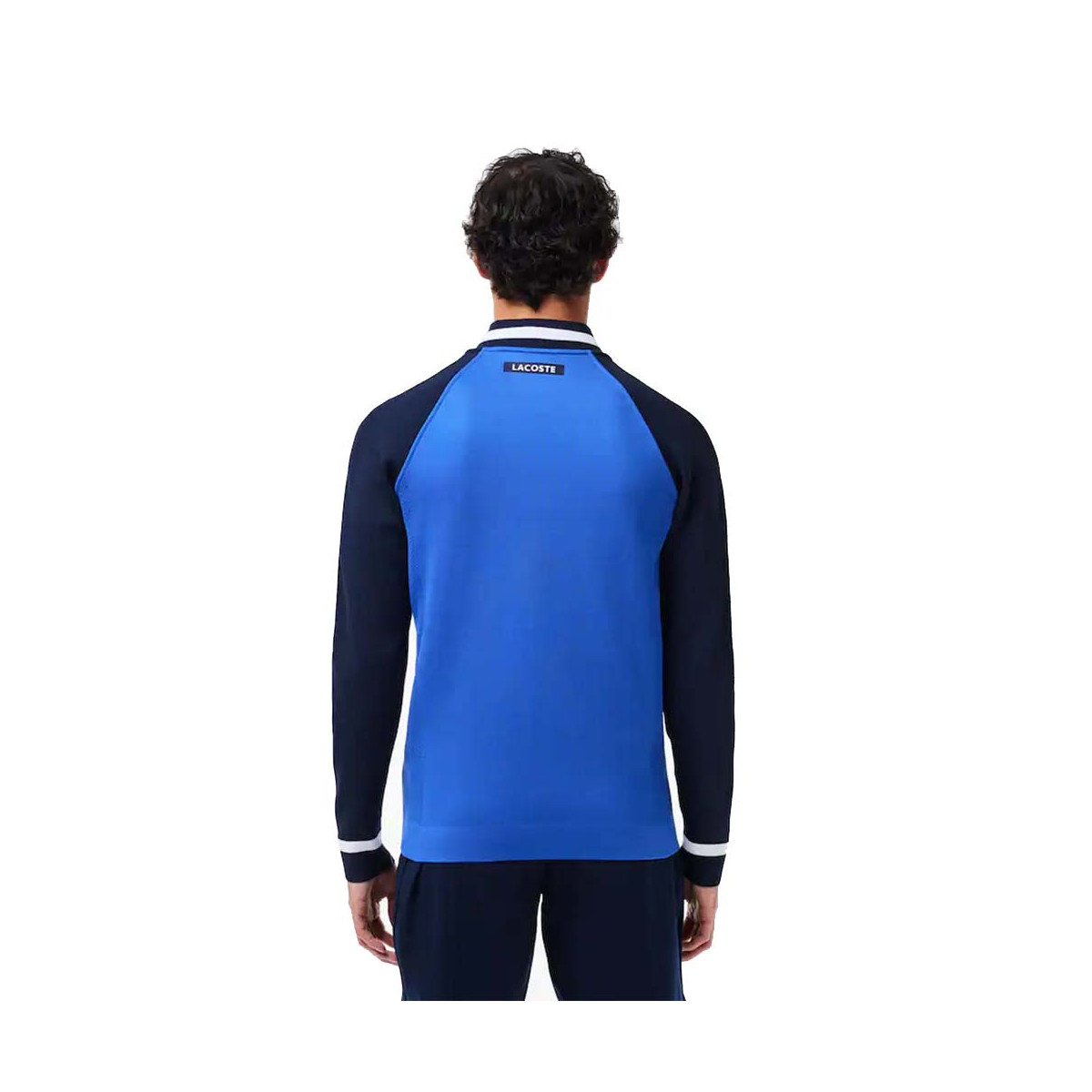 Lacoste Tennis x Daniil Medwedew Trainingsjacke Blau / Marineblau