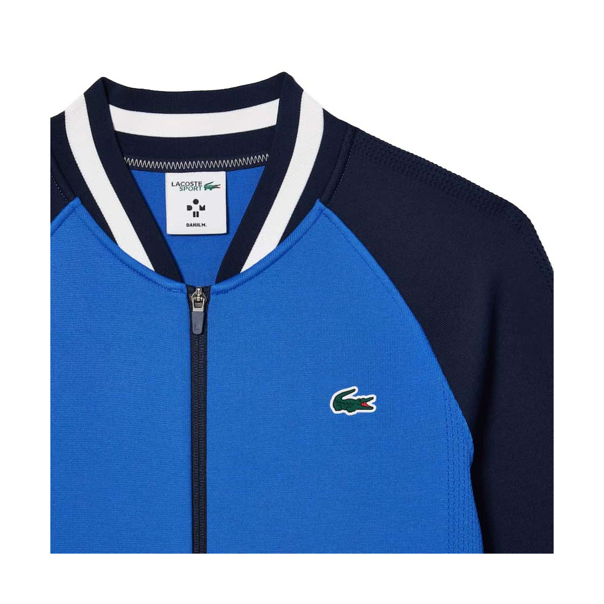 Lacoste Tennis x Daniil Medwedew Trainingsjacke Blau / Marineblau