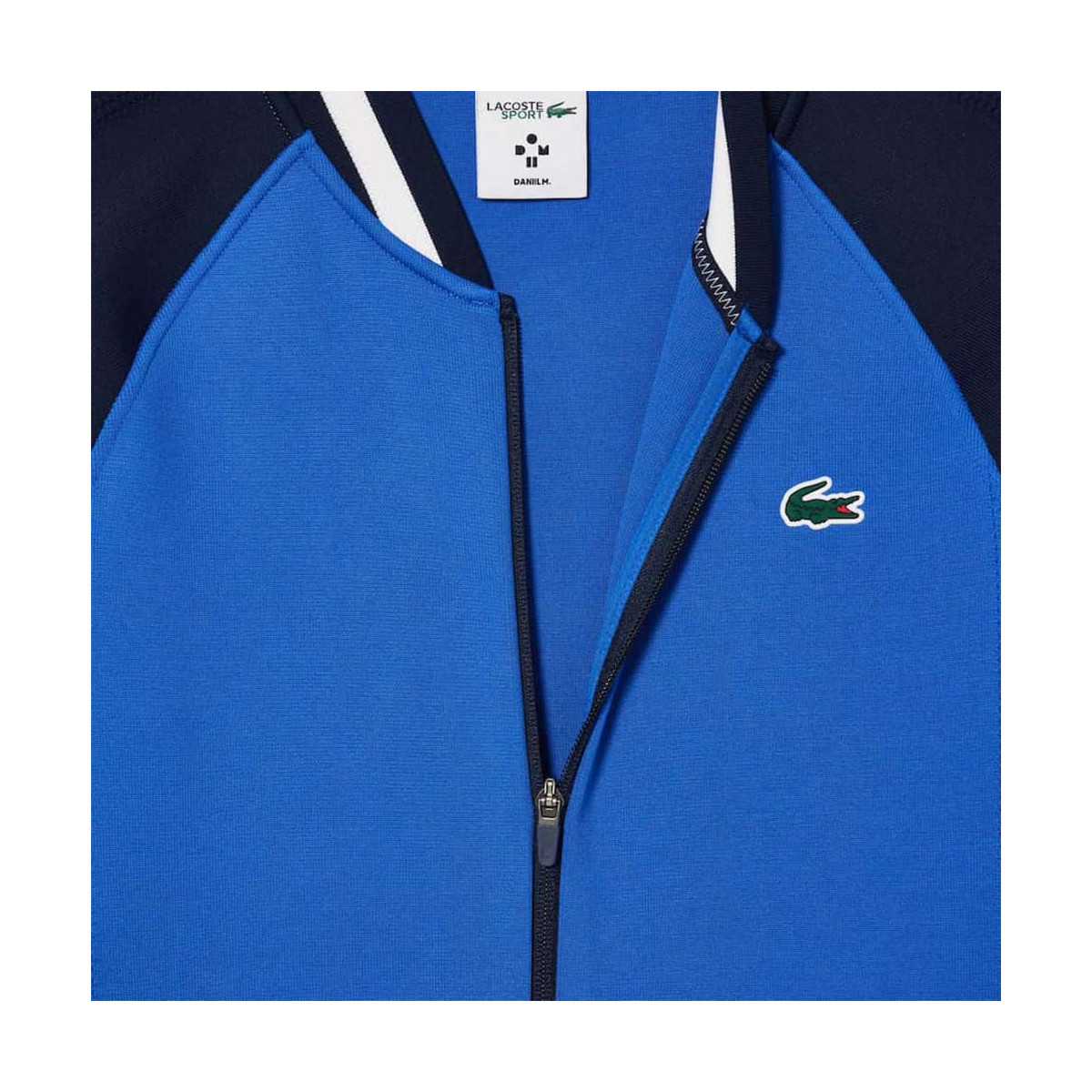 Lacoste Tennis x Daniil Medwedew Trainingsjacke Blau / Marineblau
