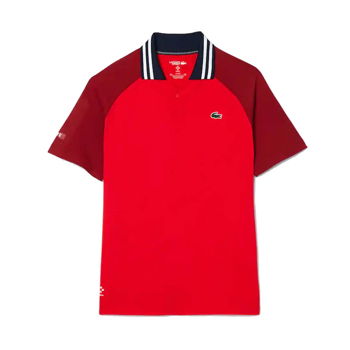 Lacoste Tennis x Daniil Medwedew Poloshirt Rot / Bordeaux
