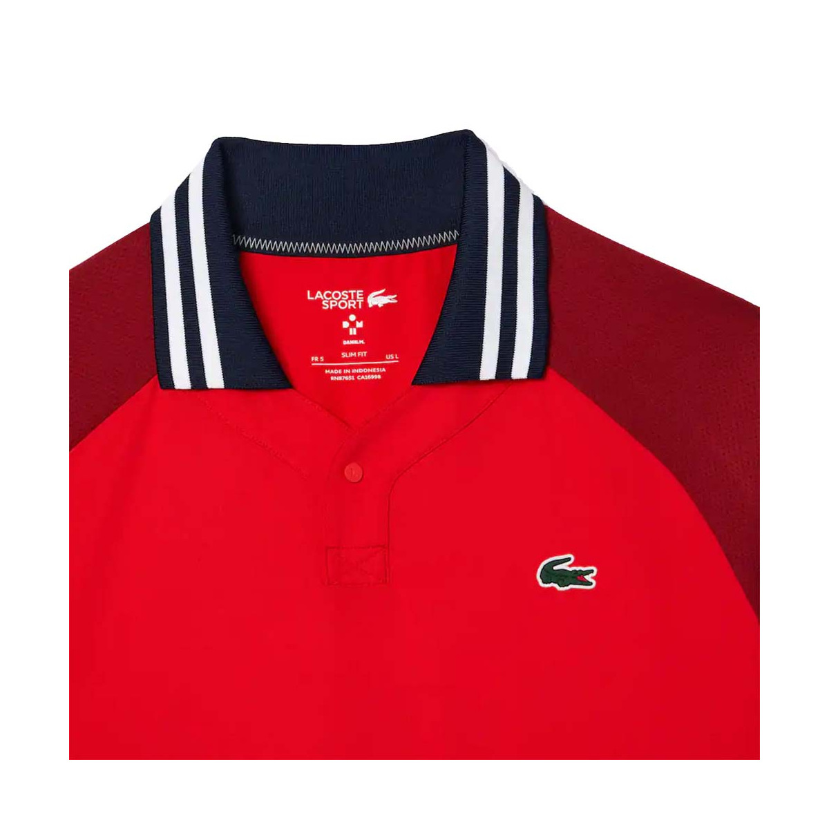 Lacoste Tennis x Daniil Medwedew Poloshirt Rot / Bordeaux