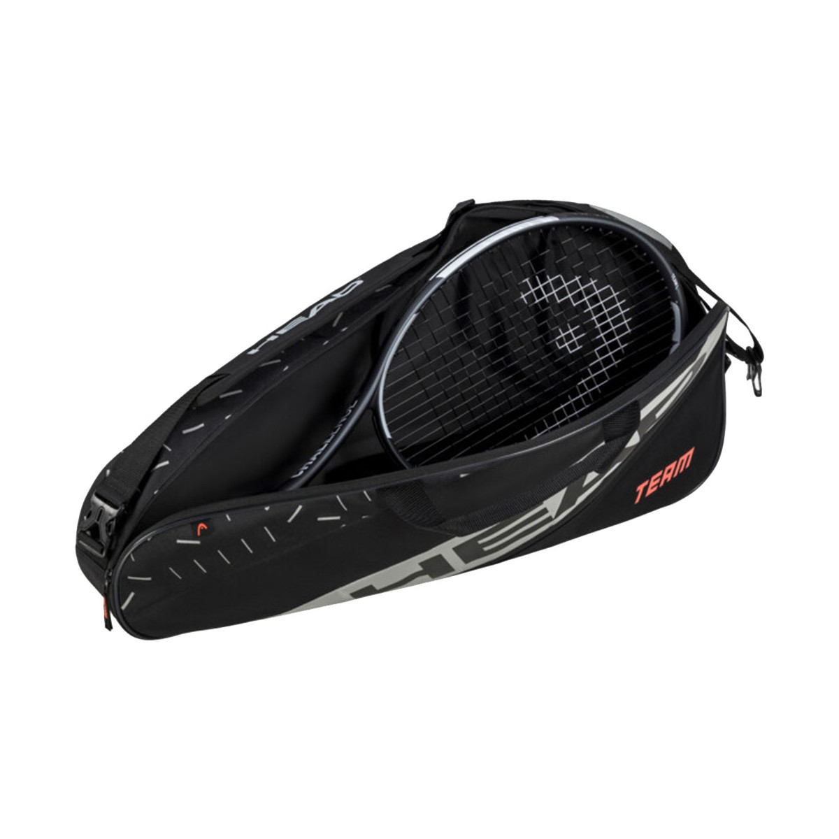 Head Team S 3R Schl&auml;gertasche Schwarz / Orange