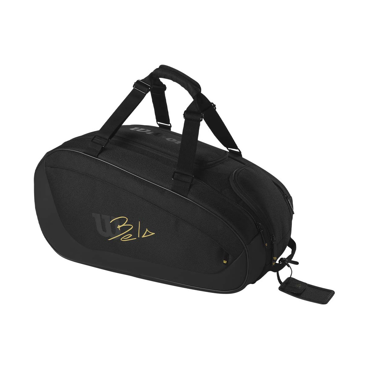 Wilson BELA Super Tour Padeltasche Schwarz / Gold