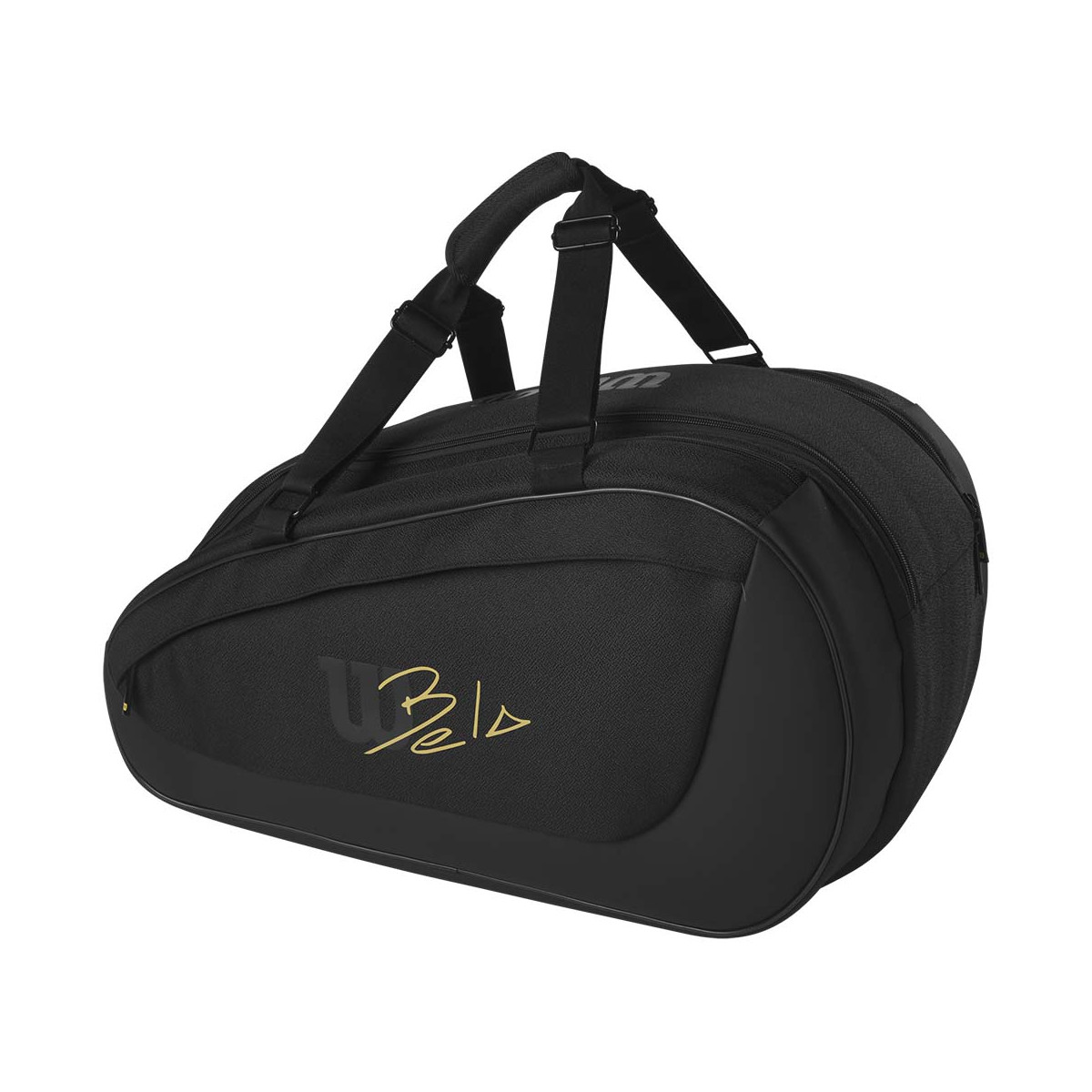 Wilson BELA Super Tour Padeltasche Schwarz / Gold
