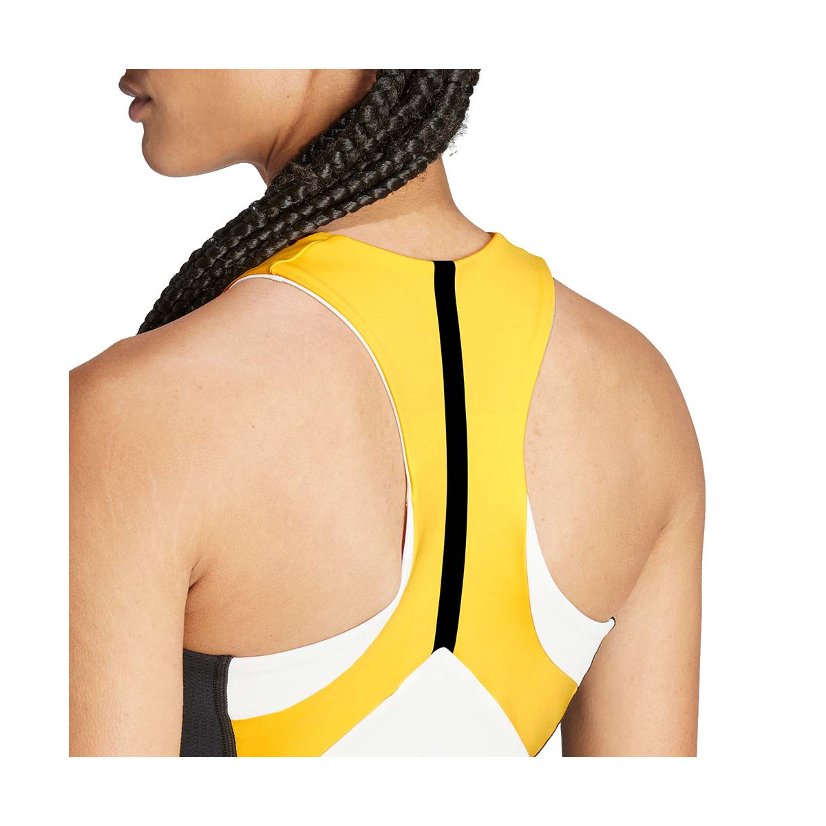 Adidas Pro Y-3 Paris Tank Top Wei&szlig; / Schwarz / Orange