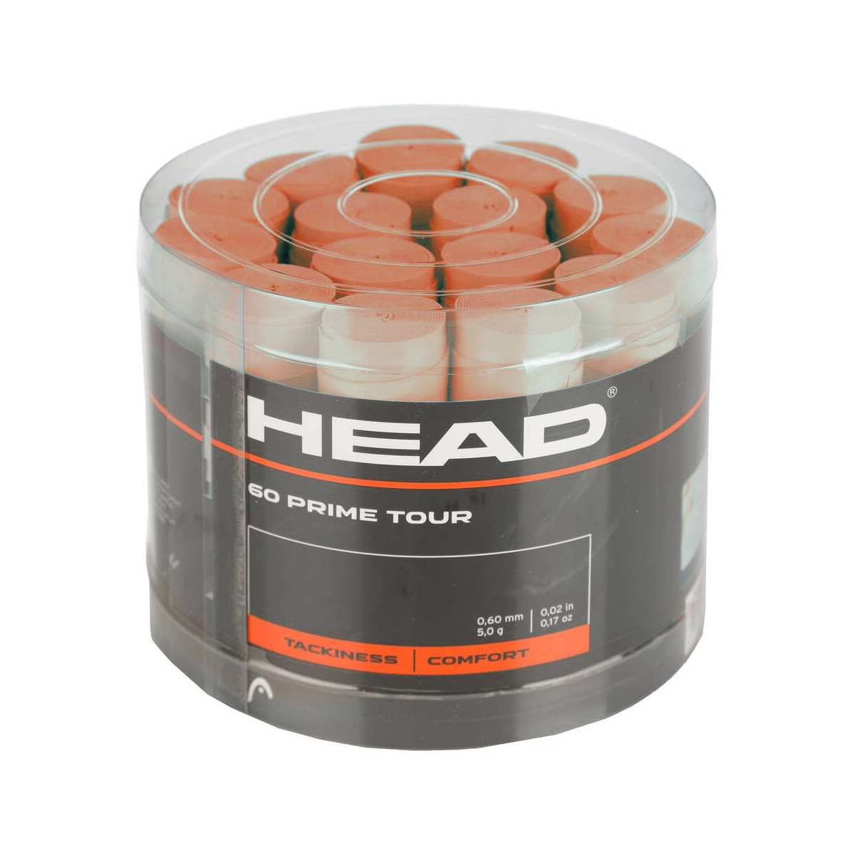 Head Prime Tour Overgrip Rot 60er-Pack