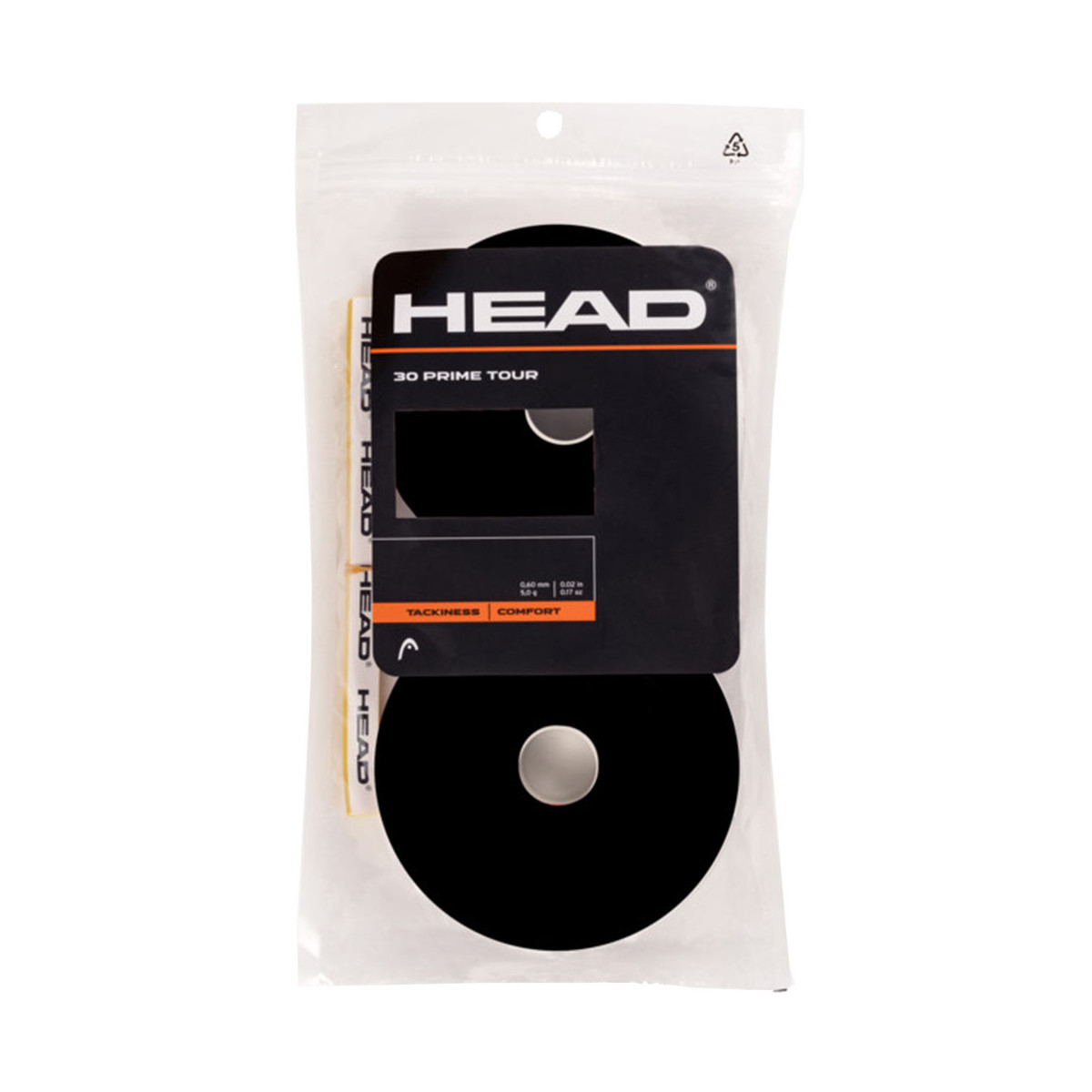 Head Prime Tour Overgrip Schwarz 30er-Pack