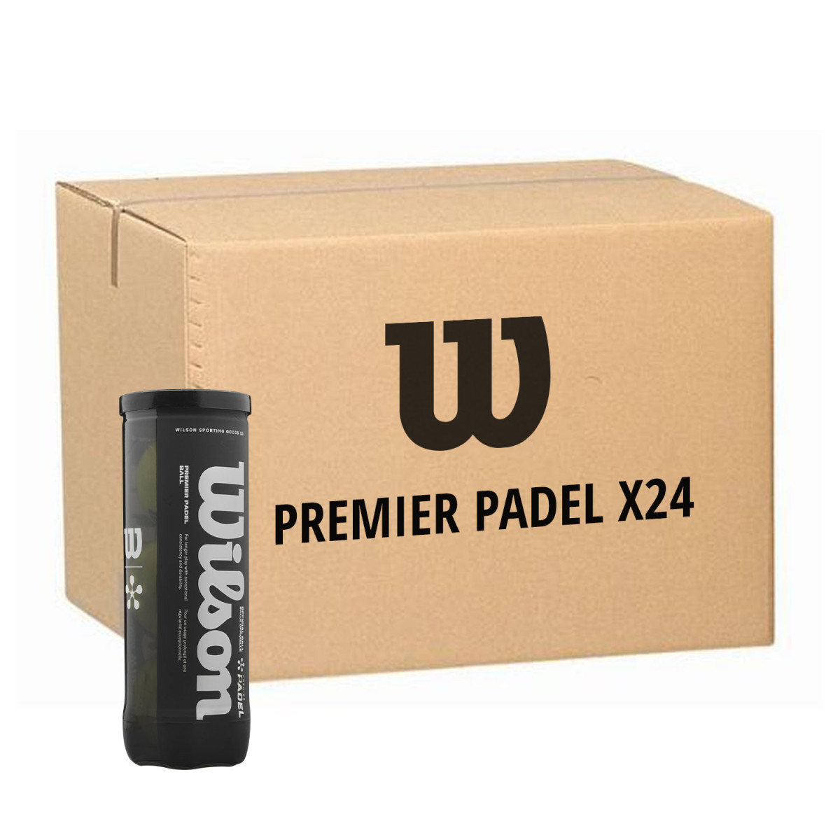 Wilson Premier Padelb&auml;lle Karton (24 Dosen &agrave; 3 B&auml;lle)