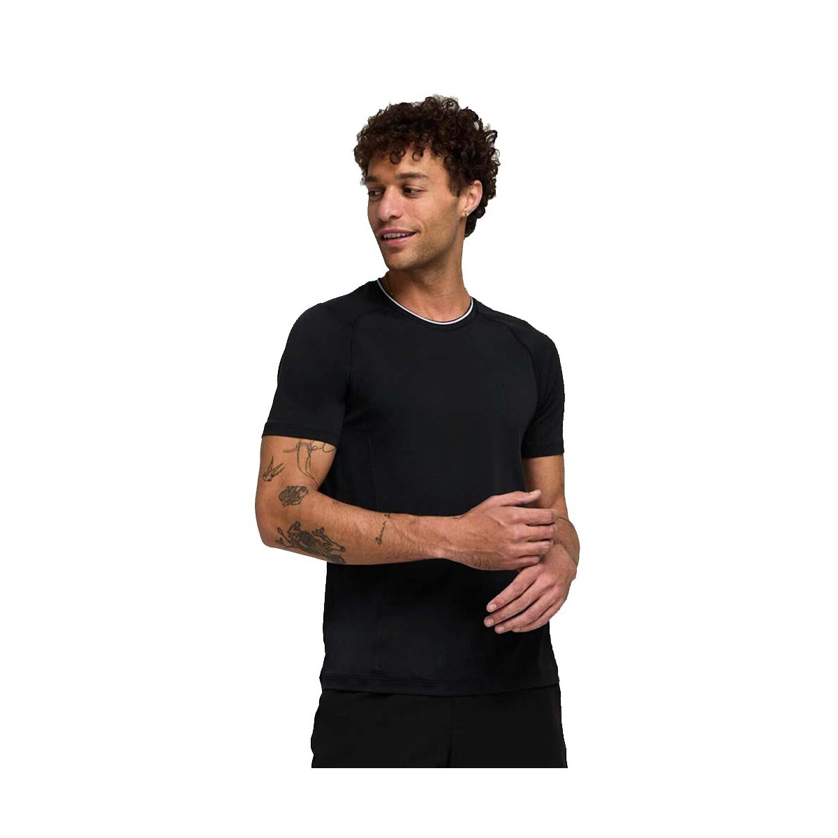 Wilson Team Seamless Crew T-Shirt Schwarz