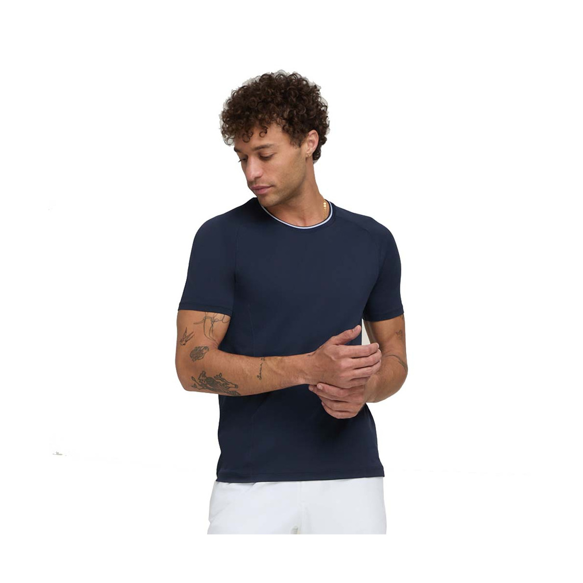 Wilson Team Seamless Crew T-Shirt Marineblau