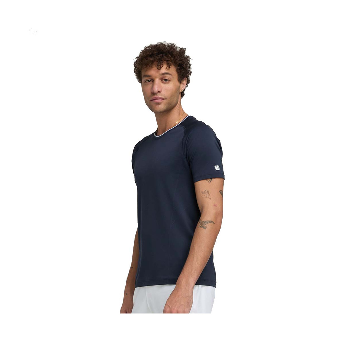 Wilson Team Seamless Crew T-Shirt Marineblau