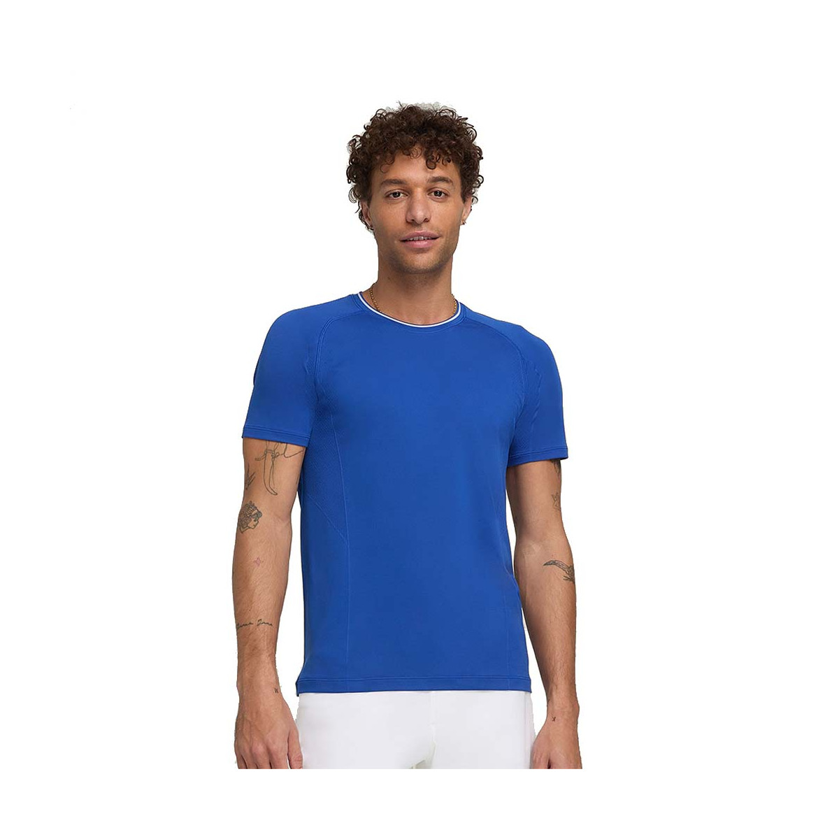 Wilson Team Seamless Crew T-Shirt Blau
