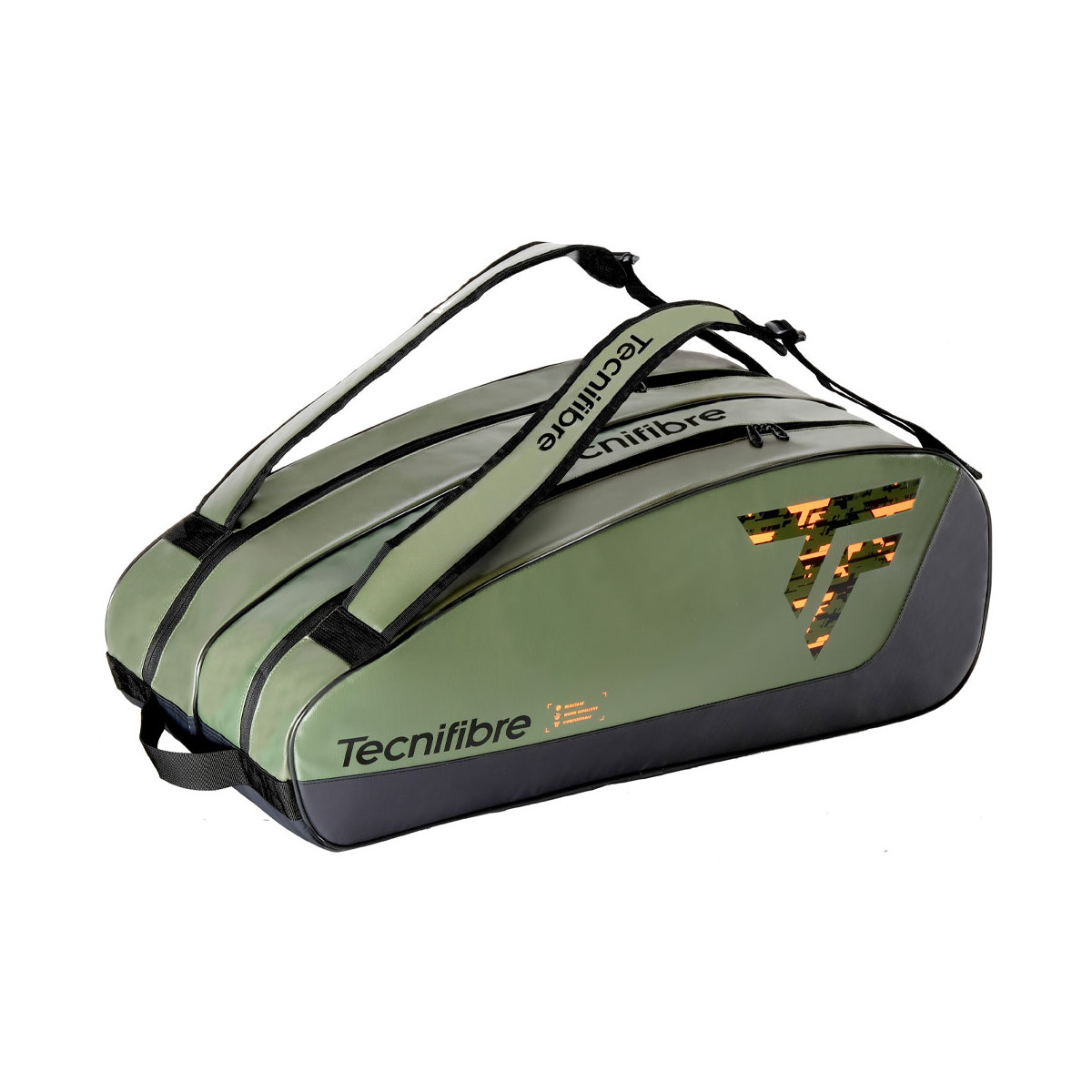 Tecnifibre Tour Endurance 12R Schl&auml;gertasche Khaki