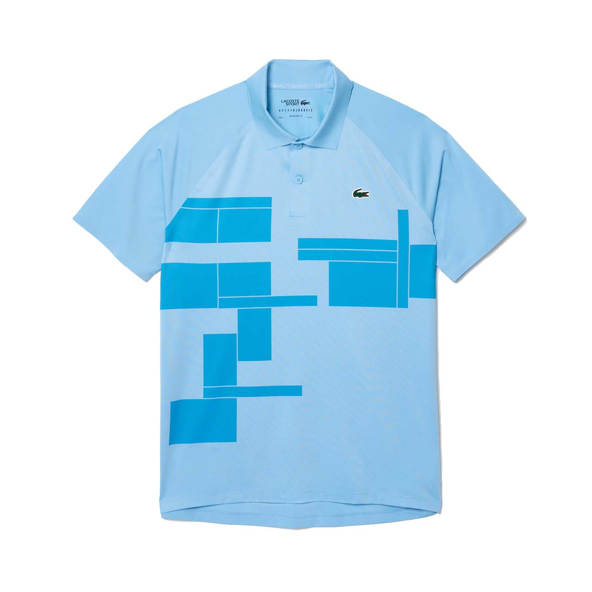 Lacoste Tennis Novak Djokovic Player Poloshirt Blau