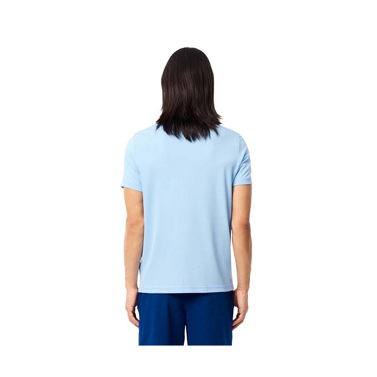 Lacoste Tennis Novak Djokovic Poloshirt Fan-Version Hellblau