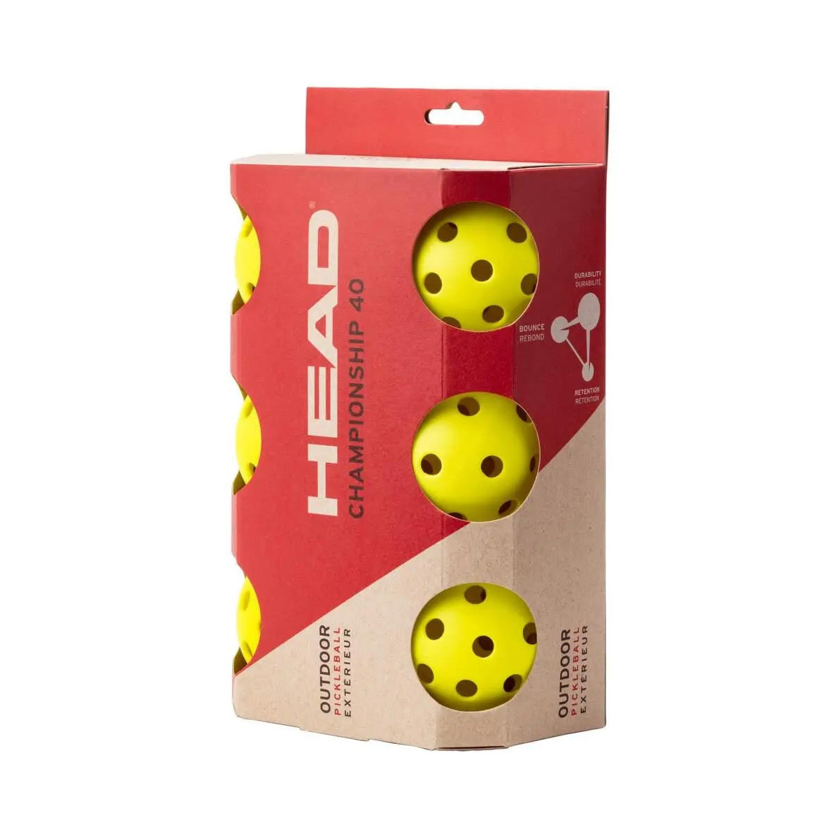 Head Championship 40 Pickleballs 6er-Pack