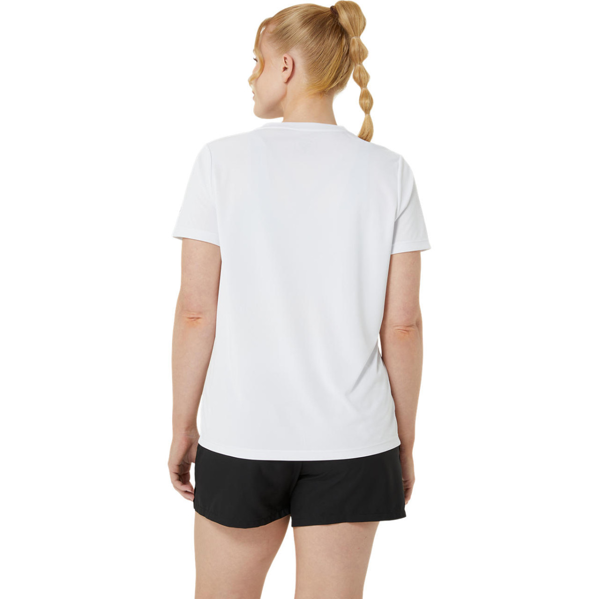 Asics Court Graphic T-Shirt Damen Wei&szlig; / Orange