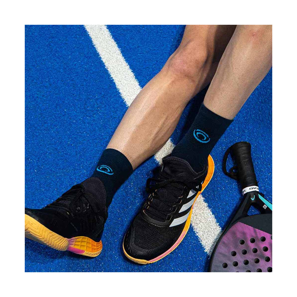 BV Sport Padel Socken hoch Blau